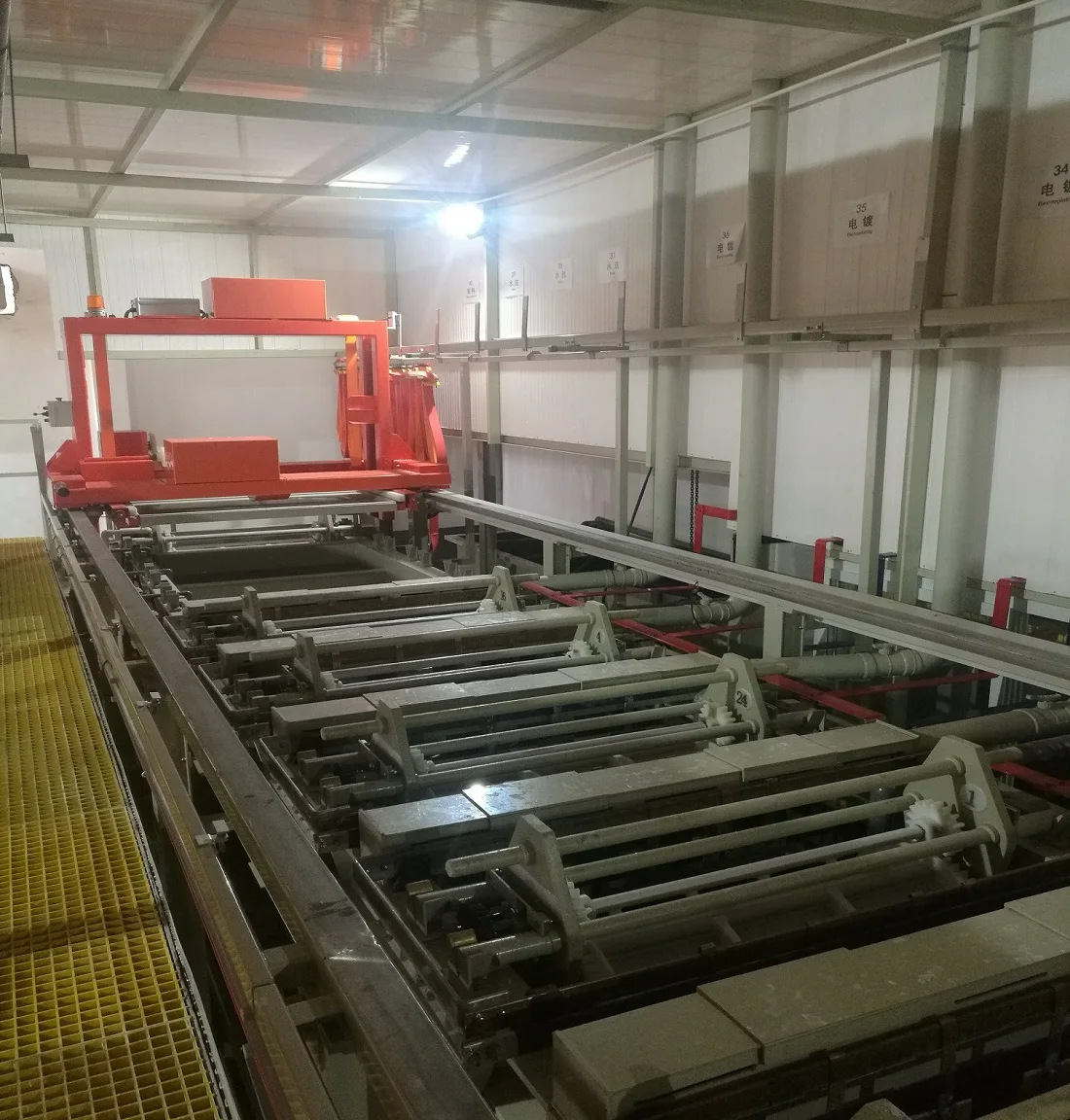 Automatic Gantry Type Barrel Copper Zinc Plating Line Machine equipment