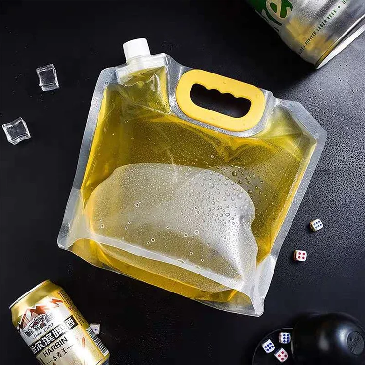 High capacity 5L/ 10L Stand Up Spout Pouch Filling Machine Foldable Drinking Water Bags