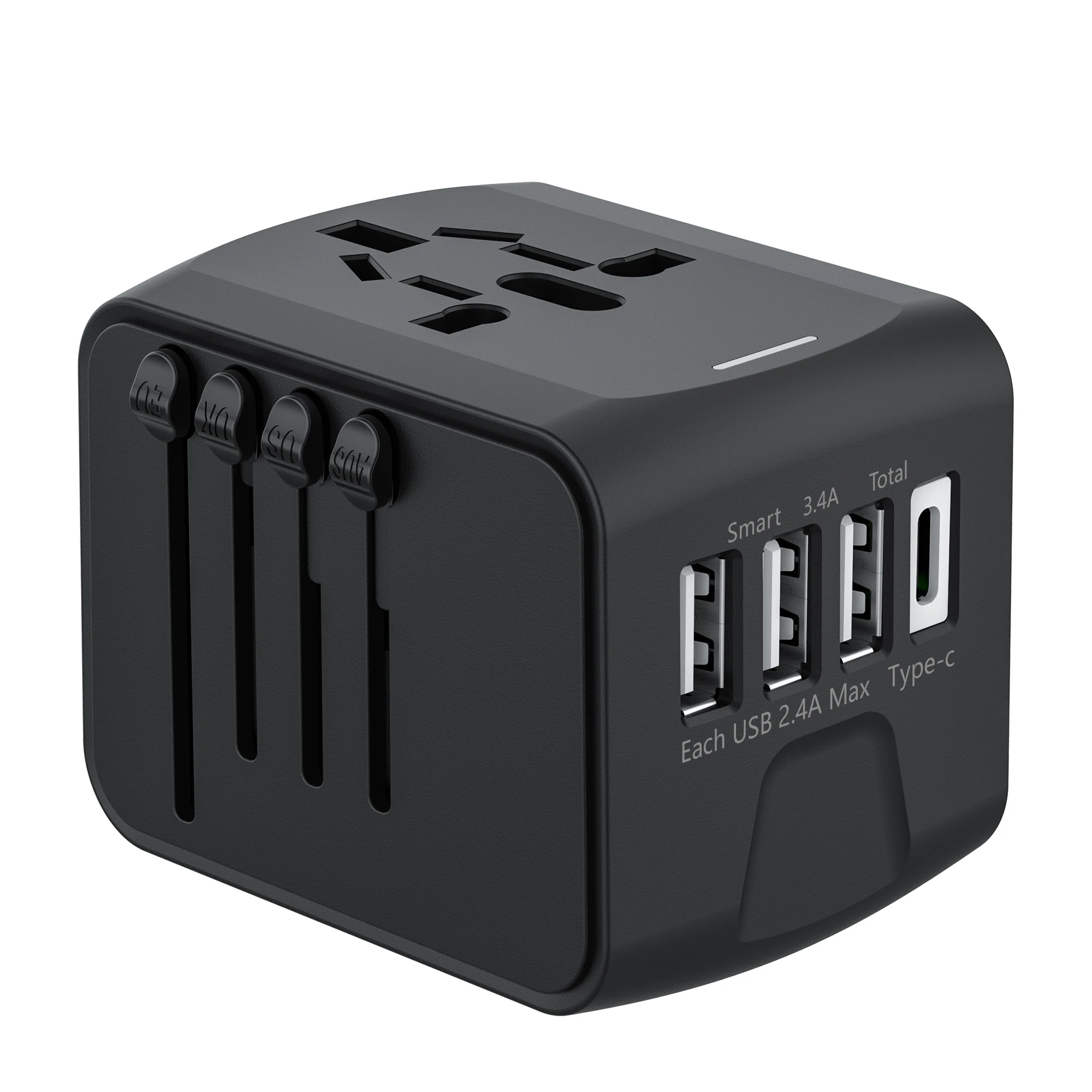Universal Travel Adapter USB Charger AC Power Adapter UK EU AU US Plug Adaptor