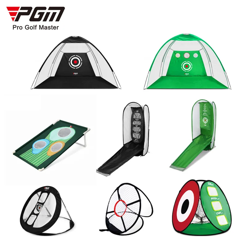 PGM high quality foldable golf practice net portable indoor outdoor golf chipping net