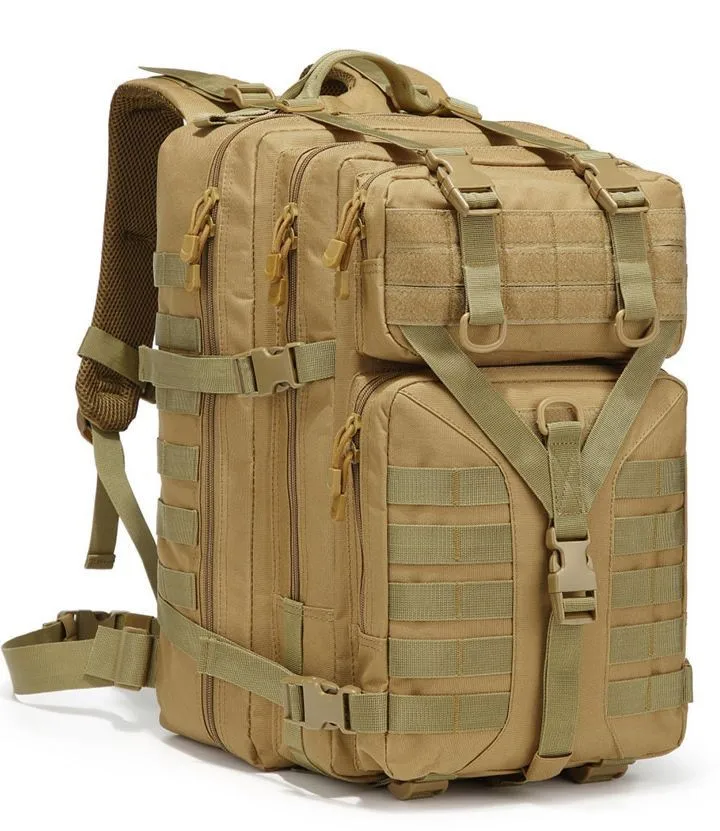 Tactical camouflage 3P backpack outdoor mountaineering hiking camping multi-functional large-capacity backpack new product