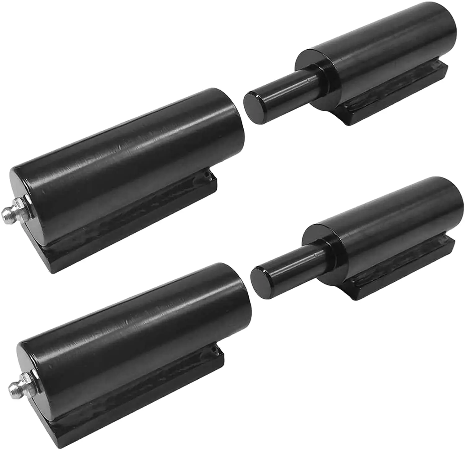 weld on hinge barrel style swing gate trailer ramp gate load capacity 900 lbs 1 pair cold rolled steel strong plate gate hinges