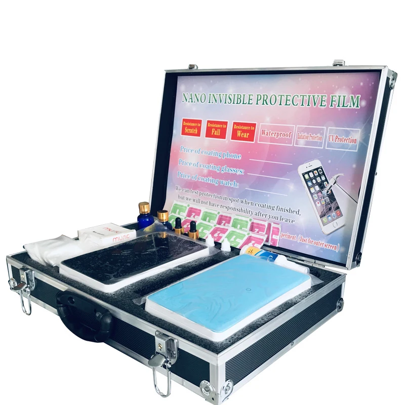 New model fully automatic operation 1 set of nano liquid coating machine screen protector