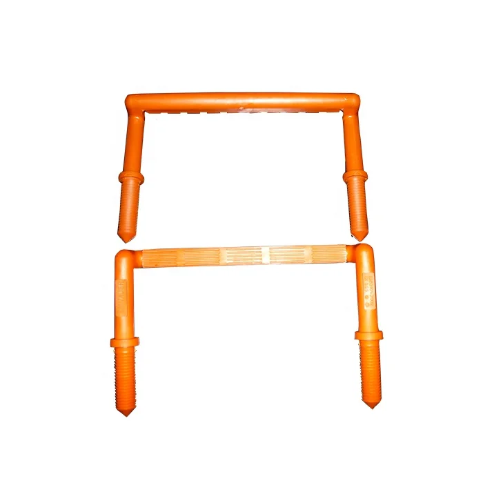 DIN19555 plastic manhole foot steps for concrete