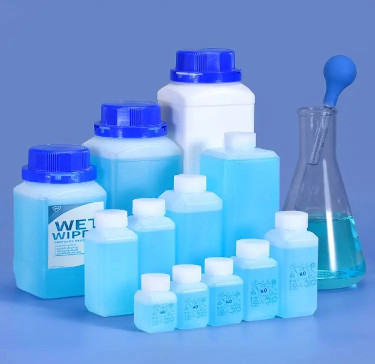 Dynamics High Quality Translucent Screw Lid Laboratory Liquid Oil Reagent Bottle