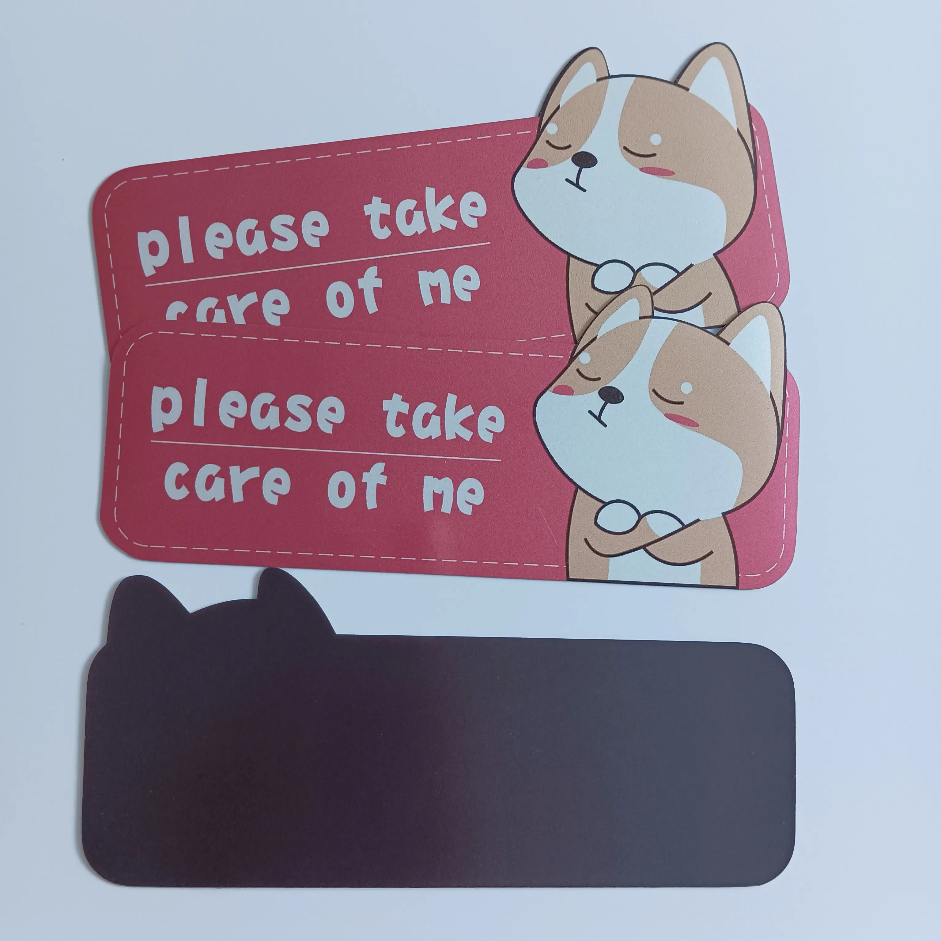 Custom Removable Vehicle Bumper Decal Magnet Sign Car Reflective Sticker