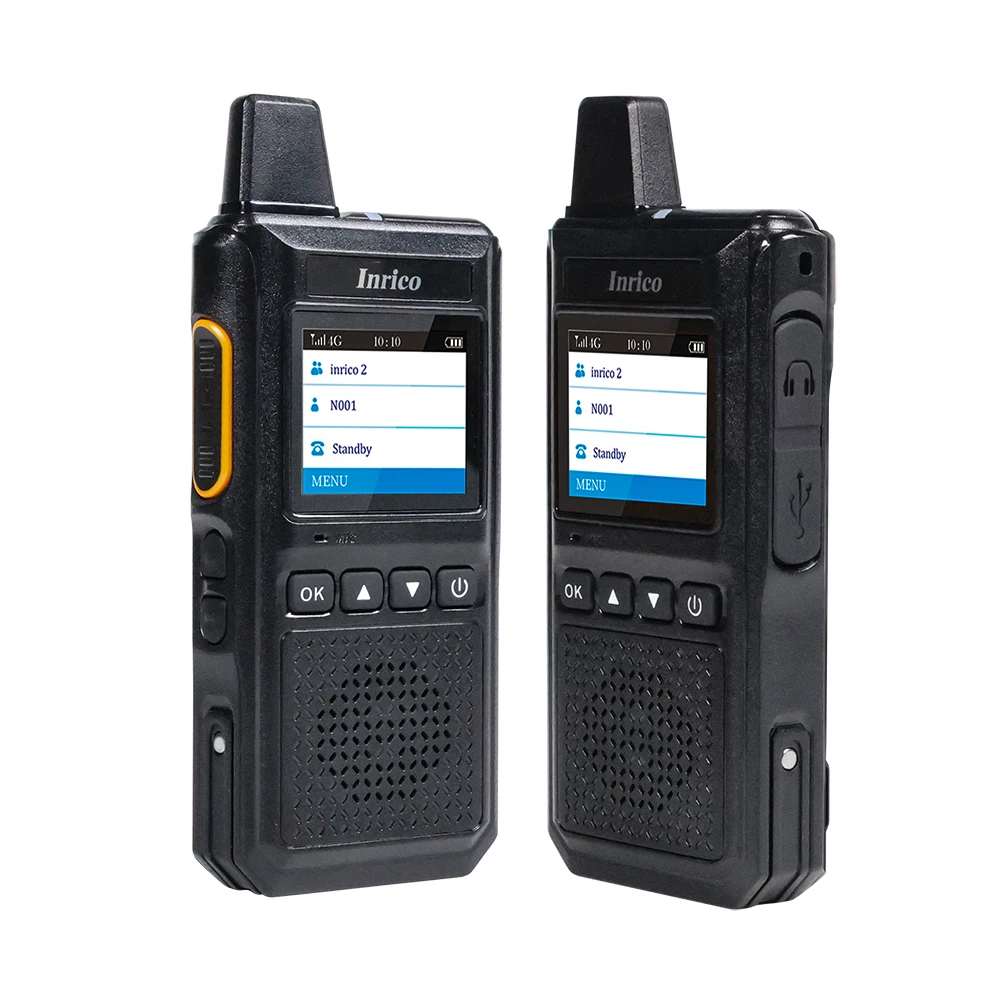 Inrico T700 IP54 vhf mobile radio 4G PoC interphone long range walkie talkies