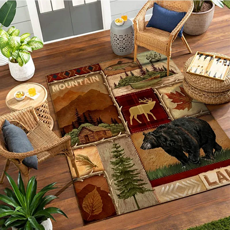 Thick Turkish Carpet Large Vintage Persian Area Rug Custom Distressed Boho Floor Mat Carpets and Rugs for Livingroom Bedroom