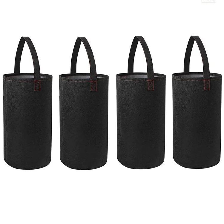 Haotian factory direct supply felt planting bag hanging thickened large-capacity seedling bag