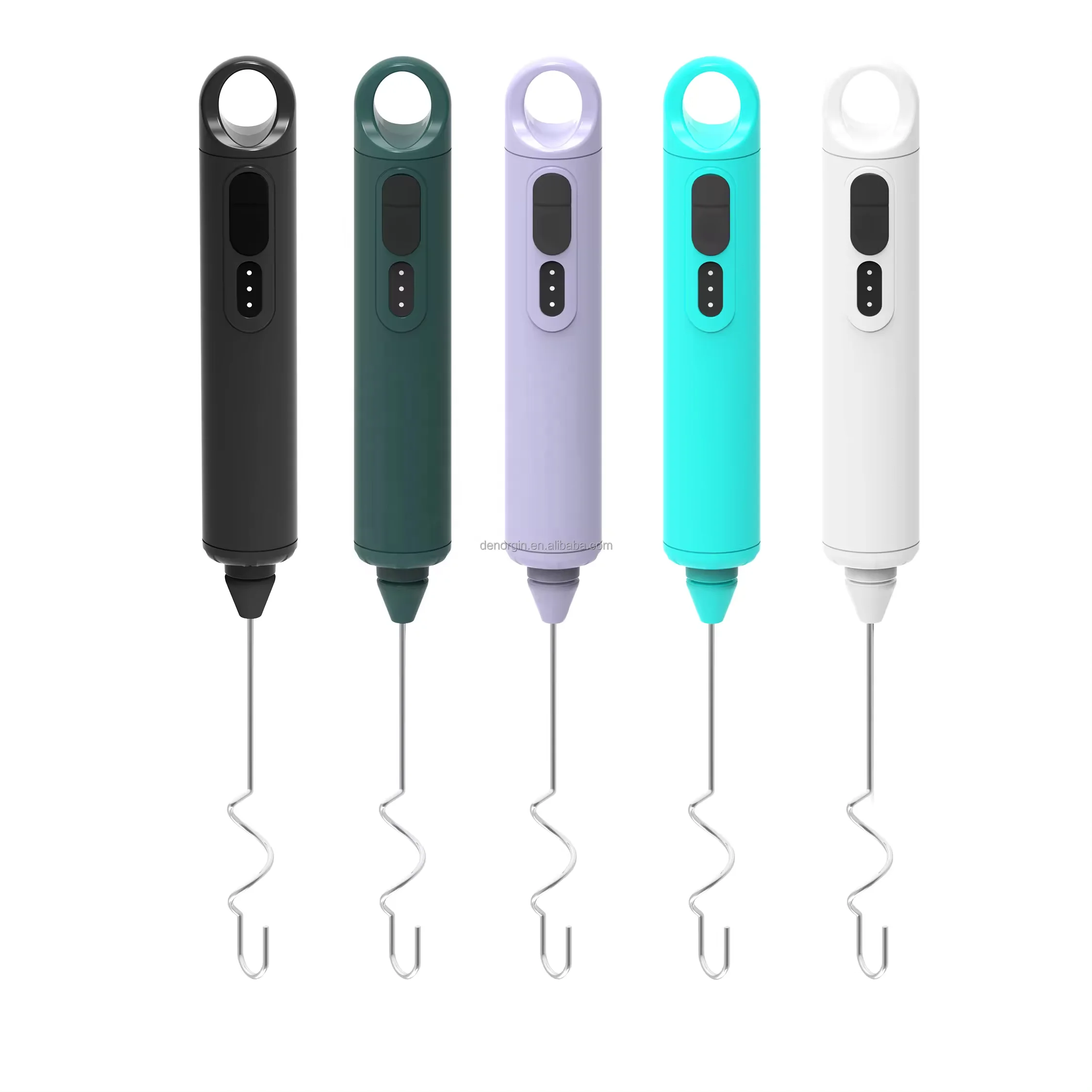 Wholesale Automatic Handheld Coffee Instant Whisk Mixer Manual Hand Electric Milk Frother with 3 Options