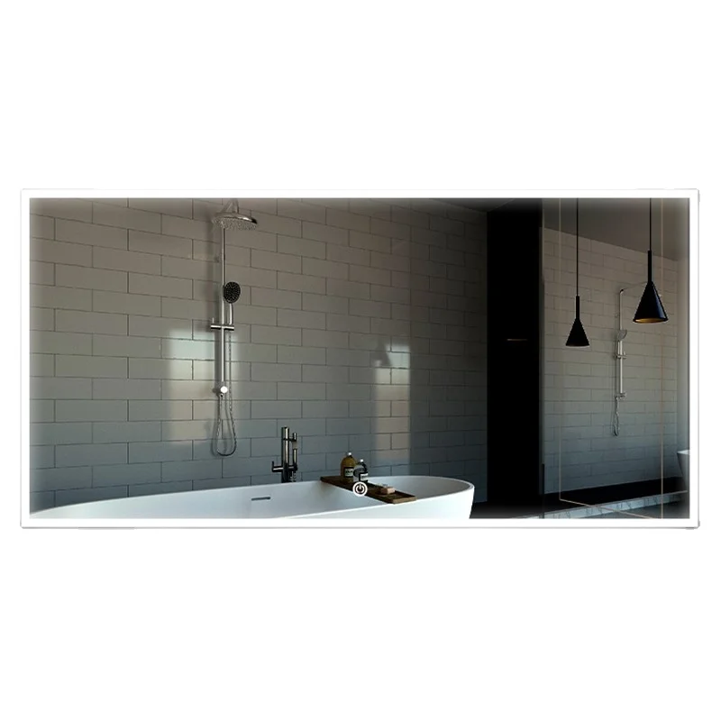 Smart Mirror Home and Hotel Custom Touch Screen Anti-fog Backlight Led Light Bathroom Mirror