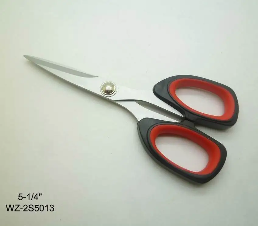 stainless steel material type small student scissors school scissors plastic scissors