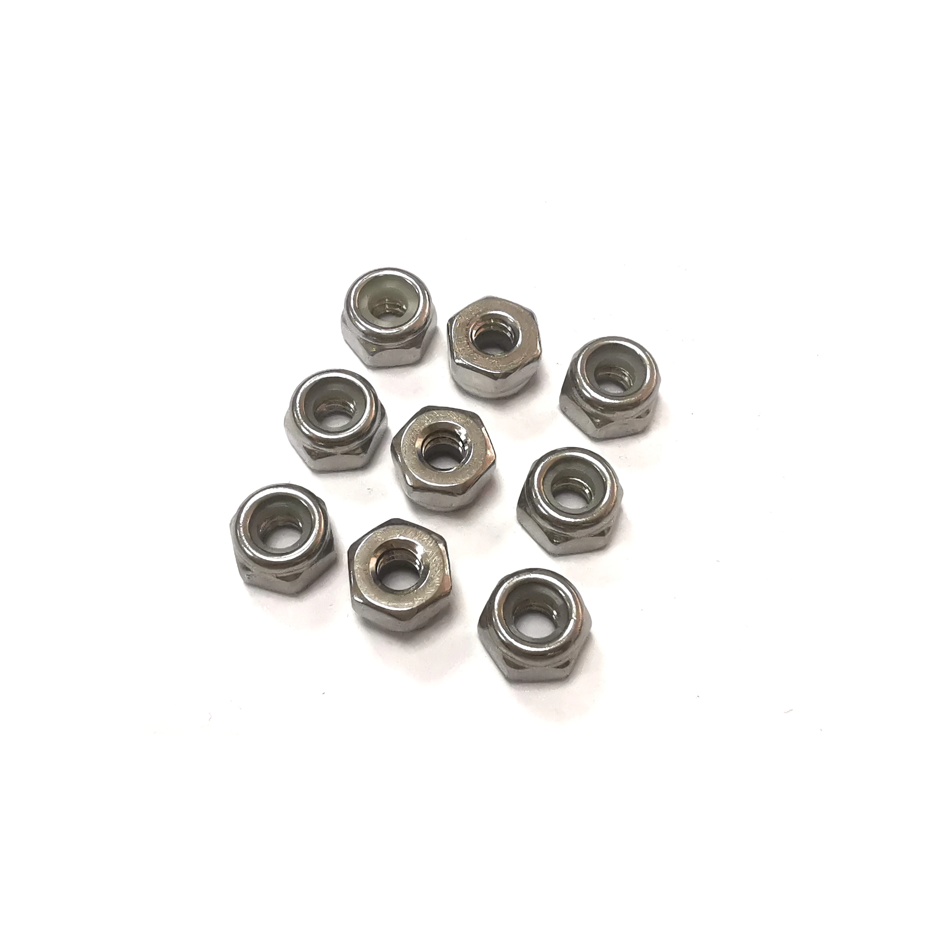 Stainless steel Self locking Nuts Nylon insert Locknuts Stop Nuts