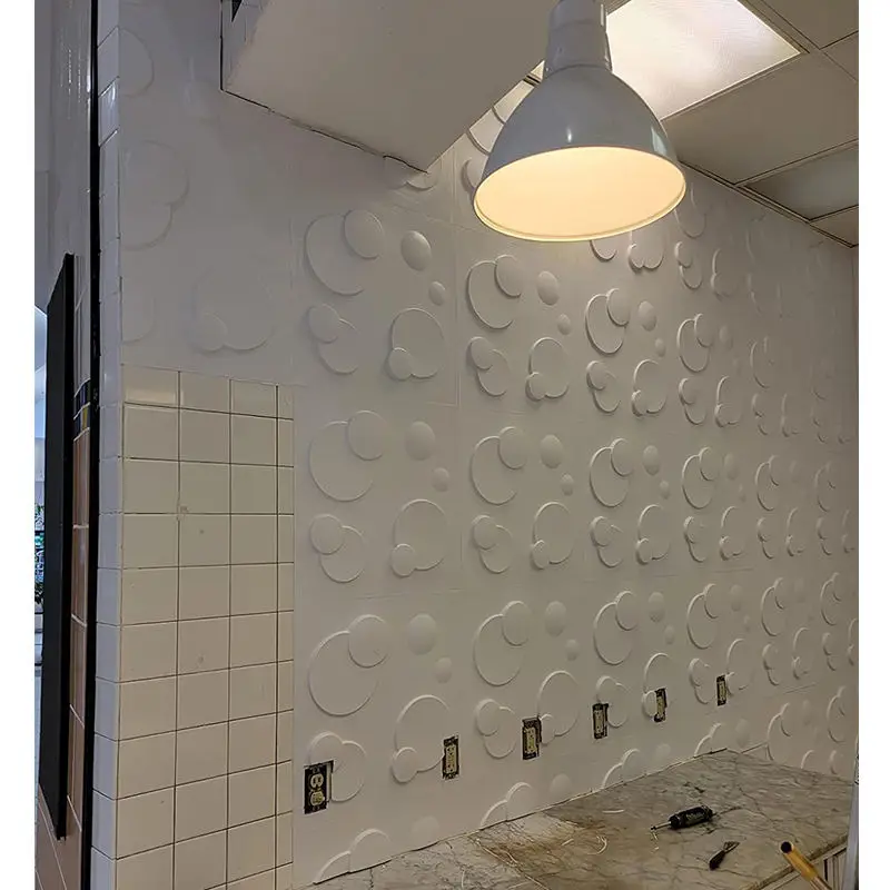 Interior Decoration Wall panel Kitchen living room balcony panel 3d pvc material wall panel 3d