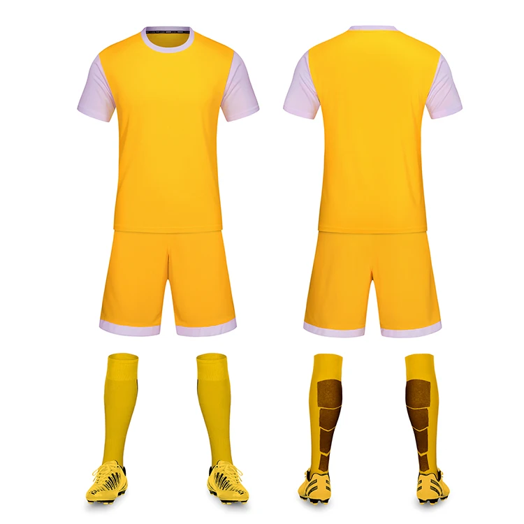 Wholesale Kids Soccer Uniforms Kit Children Cheap Soccer Team Jersey Uniforms Boys Football Soccer Training Uniforms