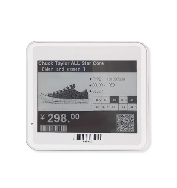 
Epaper Labels Red Color Security Colors E-Ink E Esl Price Tag 