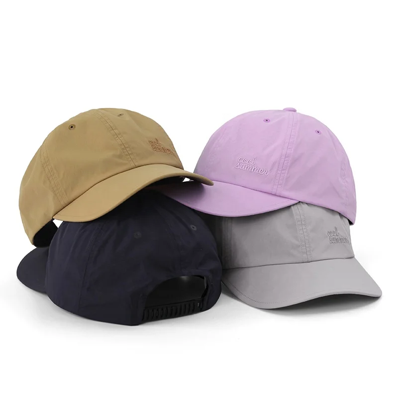 Custom Embroidery Logo Blank Hat Dry Fit Sports Caps For Men Summer sunscreen shade golf baseball cap