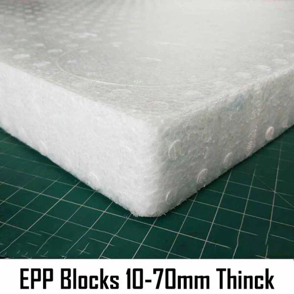 Customizable Expanded Polypropylene Foam sheet epp foam blocks used to create various parts for radio control planes