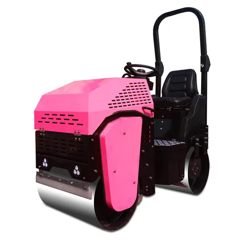 Ride On Road Roller Double Drum Soil Asphalt Full Hydraulic Earthmoving Compactor