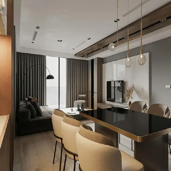 USA high quality open kitchen cabinets