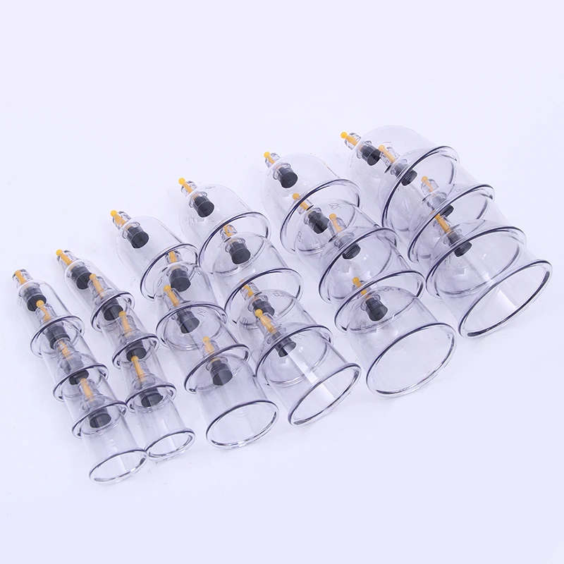 B Series B6 Chinese medical Single hijama cupping jar healthy cupping jar single plastic cupping cup