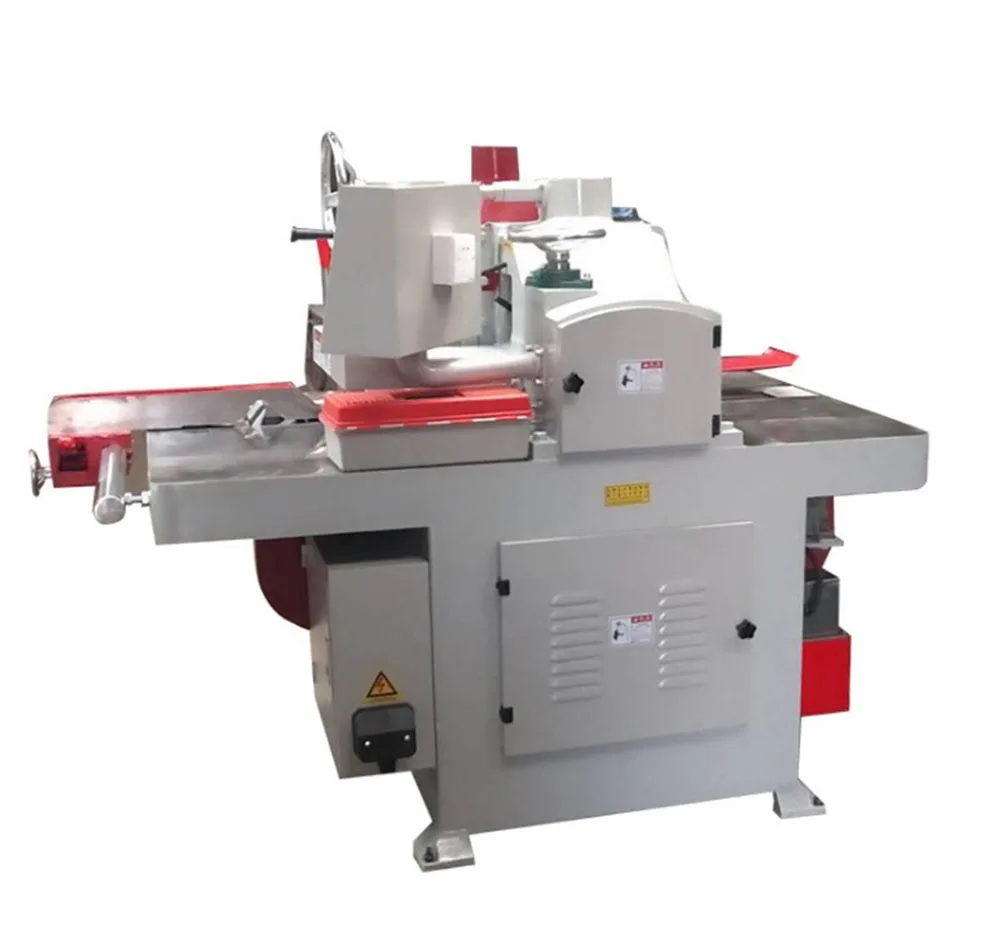 4inch thickness automatic feeding single blade rip saw MJ153/MJ163 wood edge trimming straight line rip saw