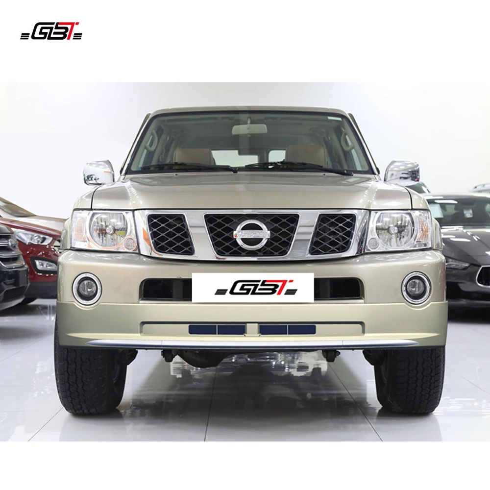 GBT car auto parts pp material front bumper lip and chrome year 2012-2016 For Nissan Patrol y61 safari model