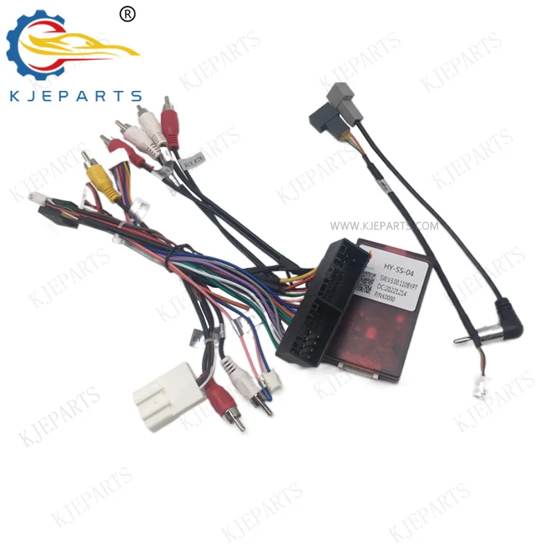 42-контактный коннектор проводки с Canbus для Hyundais Santa Fe 2012-2017 автомобиля Android Player
