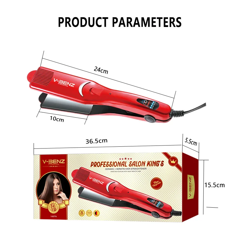 Оптовая продажа, горячая распродажа, выпрямитель для волос, плоский утюжок, частная этикетка, утюги для волос, инфракрасный выпрямитель для волос