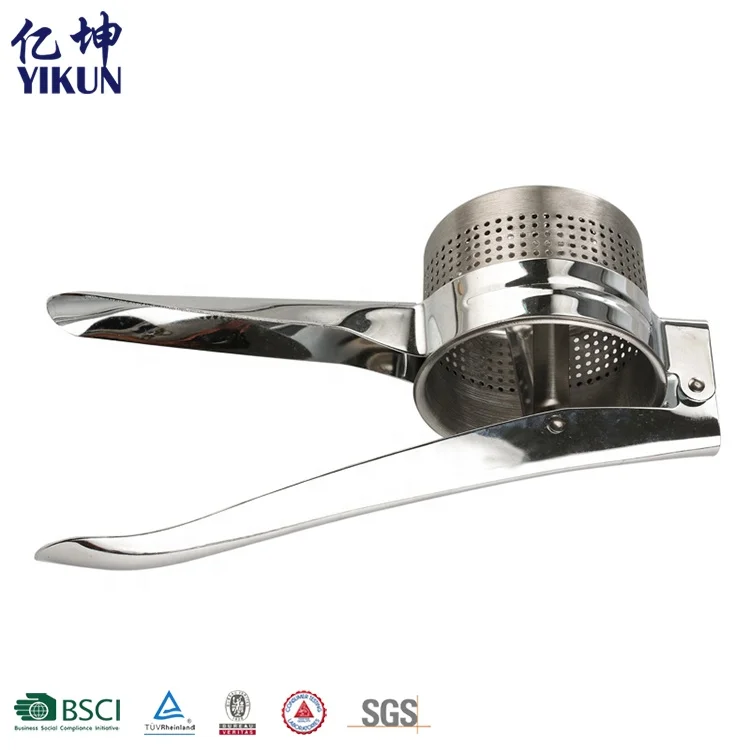 Professional Stainless Steel Baby Food Durable Stainless Steel Potato Ricer And Masher