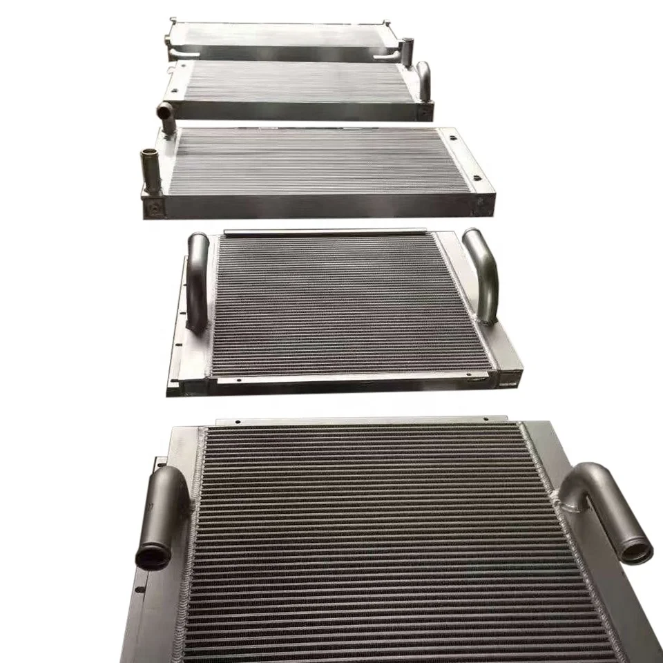 All Aluminum Excavator Radiator for cat pillar E320B E320D E320D2 118-9953 Oil Assembly