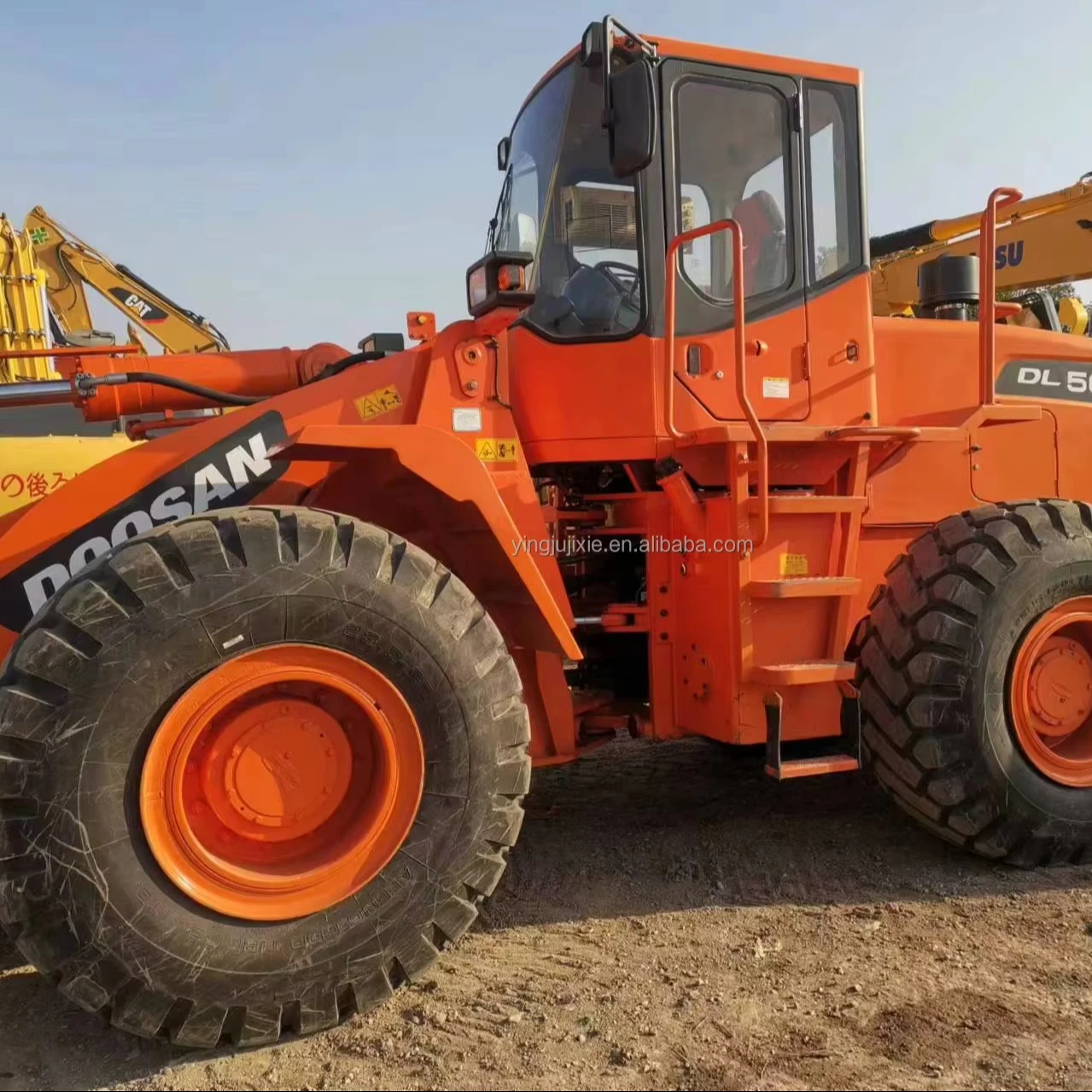 Лучшая производительность Хорошее состояние Doosan DL 505 Подержанный фронтальный погрузчик Б/у фронтальные погрузчики