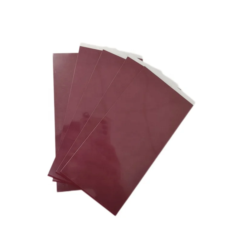 190mm*80mm pressure sensitive paper pressure mapping immdiate visible results prescale film