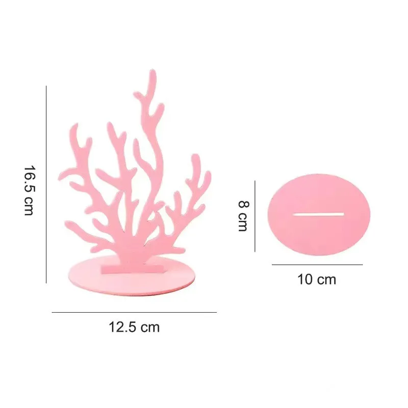 MoonBrush DIY Mermaid Party Felt Decorations Birthday Graduation Supplies Table Ornament Coral Seaweed Starfish Sea Horse