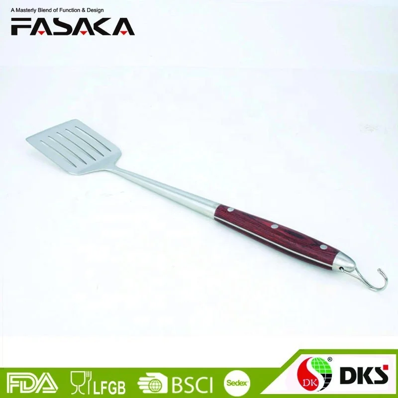 5 pcs Food Grade Custom Design Pakka Wood Handle bbq accessory outdoor grill Heavy Duty Stainless steel  bbq grill tools set