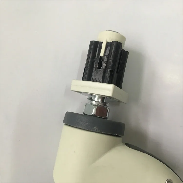 JQ Caster 75mm Medical Swivel Soft TPR Wheel Brake Mute Caster 3 inch