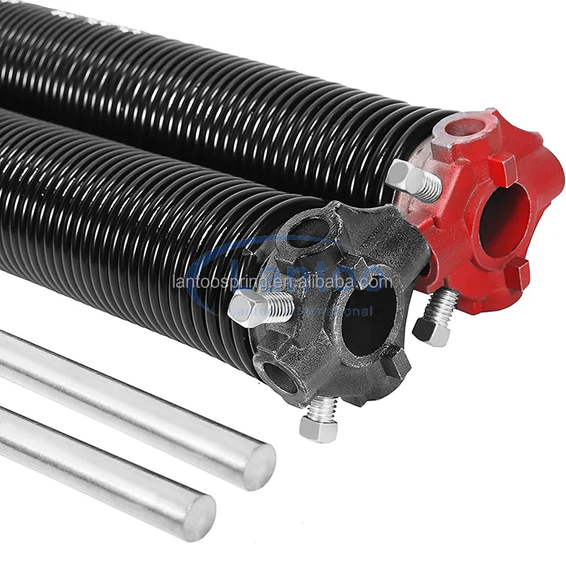 Hot Sales White Spiral Double Stainless Steel Garage Door Spring Torsion Galvanize Garage Door Spring P528 with Cone
