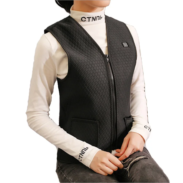 Intelligent Magnetic Theraphy Heating Vest Usb 8 Areas Heated Jacket Neoprene Unisex Warming Power