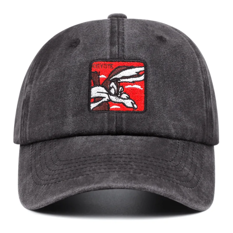 OEM ODM Customized 6 panels denim baseball cap decorated with rivet rhinestones stylish bold look with a patriotic theme