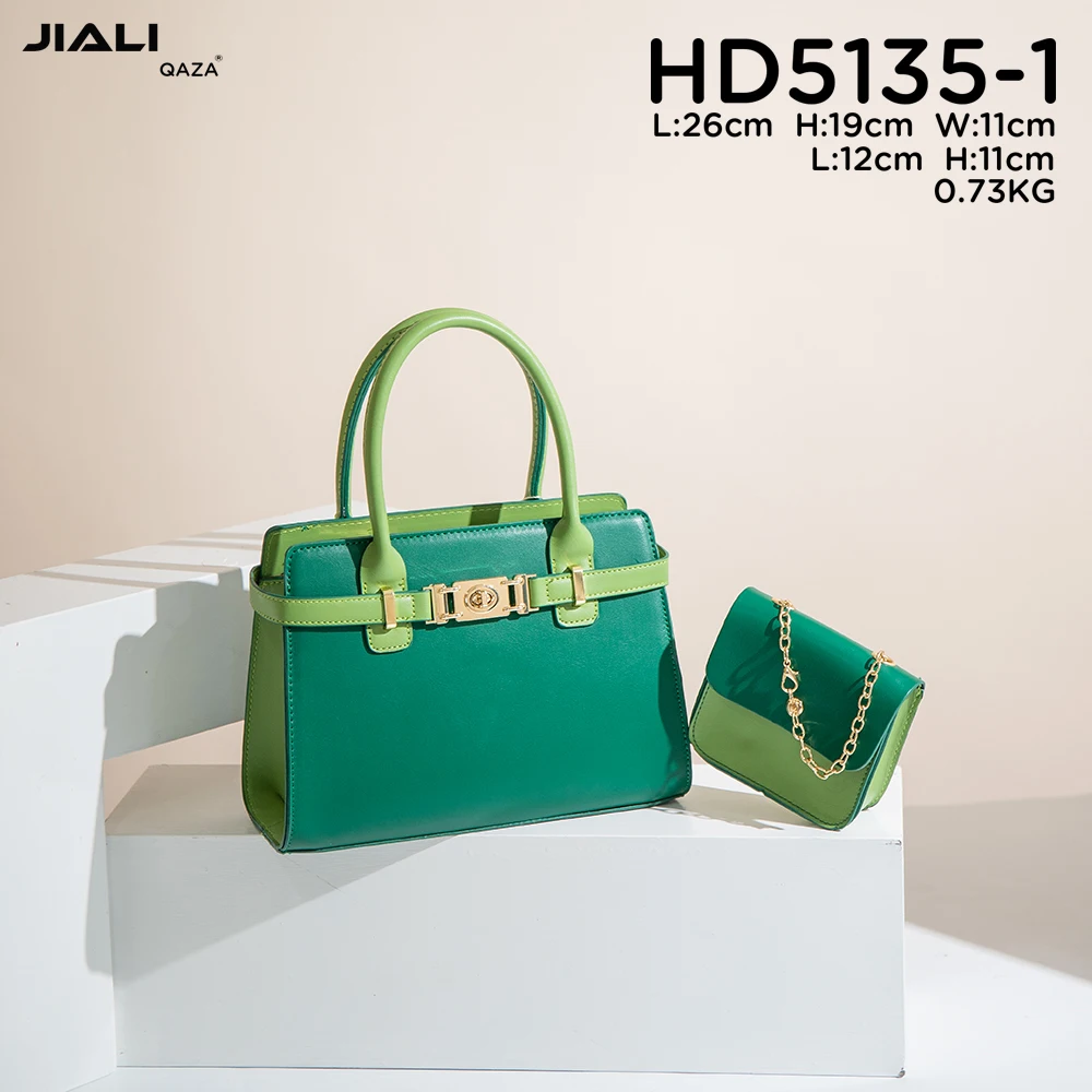 QAZA factory Wholesale high end elegant 2 in1 hand bags for women 2024 new fashion designer PU leather luxury handbags for women