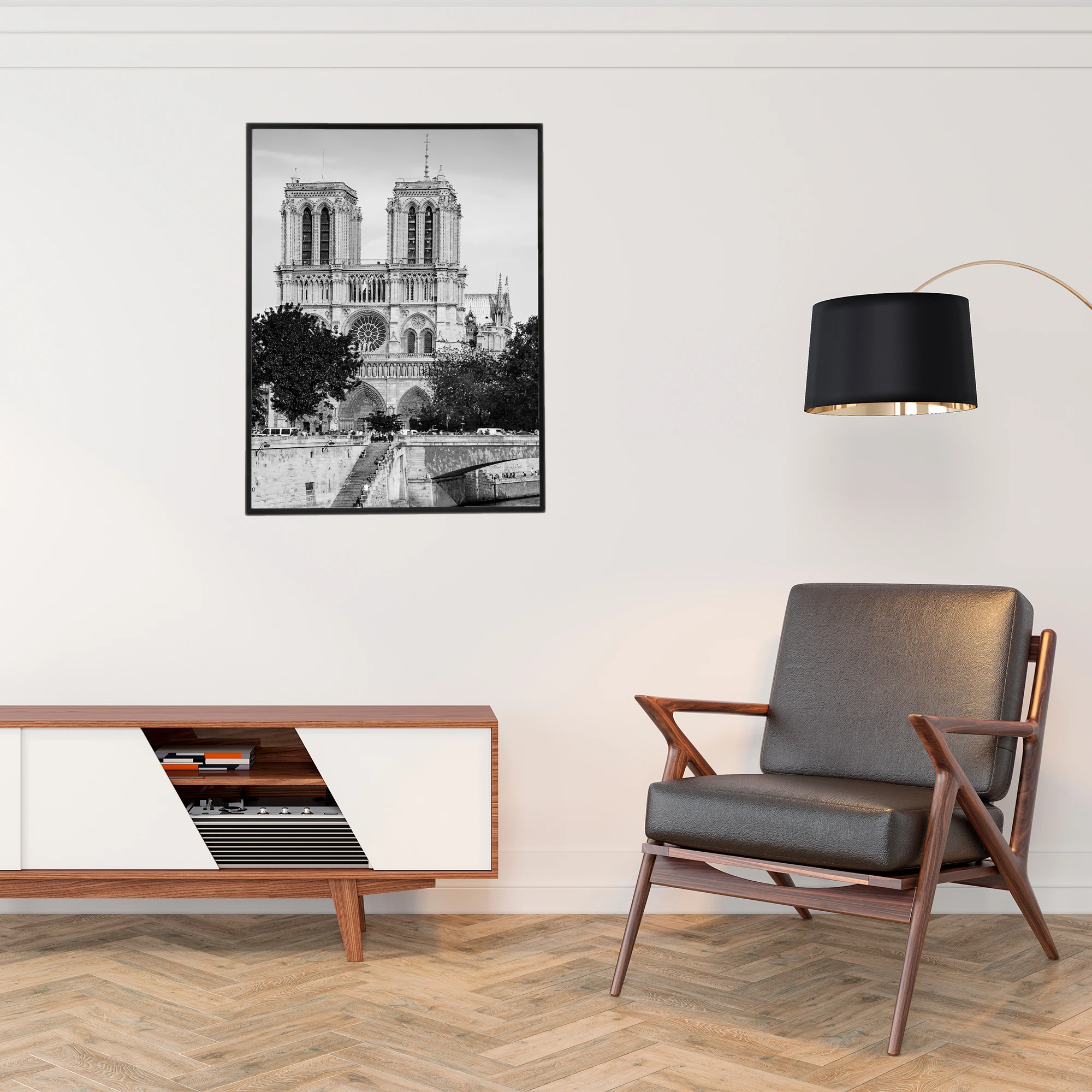 Hot Sale Extra Large Poster Frame 30x40 50x70 Wall decor Black Aluminum picture frame