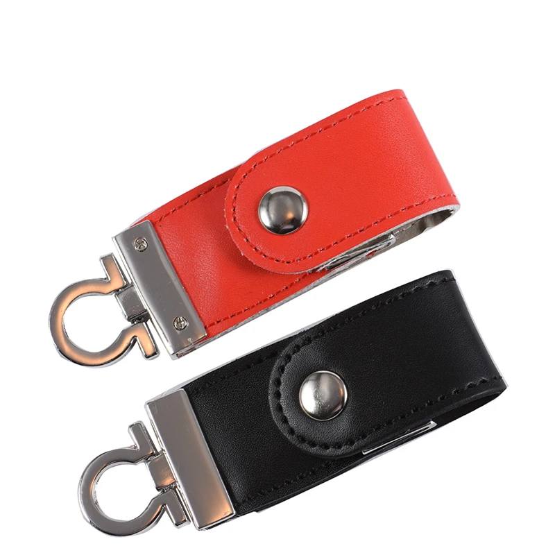 Флэш-накопитель JASTER кожаный 4 ГБ 8 ГБ 16 ГБ 32 ГБ 64 ГБ 128 ГБ USB 2,0 флэш-накопитель с пользовательским логотипом