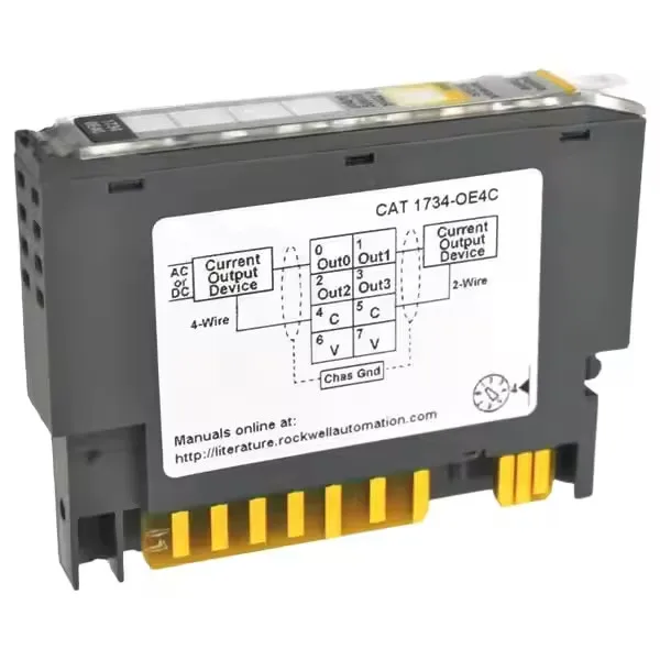 Orignal герметичный 1734-OE4CK точка I/O 4-точечный аналоговый выходной режим-K 1734-OV2E 1734-OV4E PLC контроллер 1734OE4CK