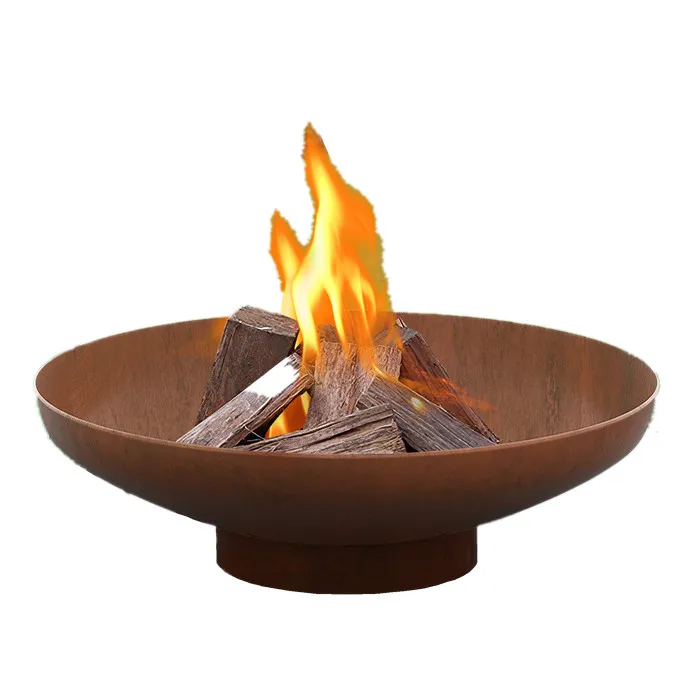 garden corten steel bbq outdoor fire pits