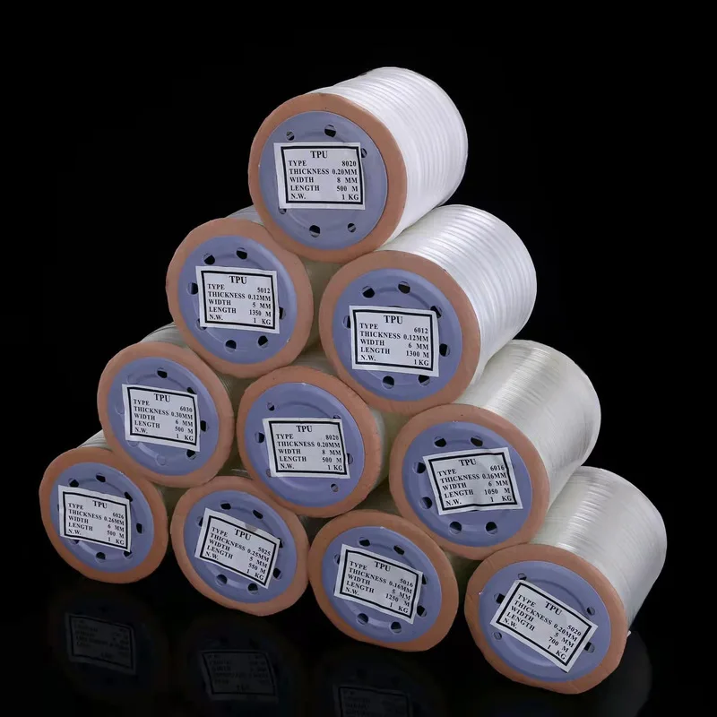 Garments Accessories silicone 5012  6012  4012 TPU mobilon elastic transparent tape