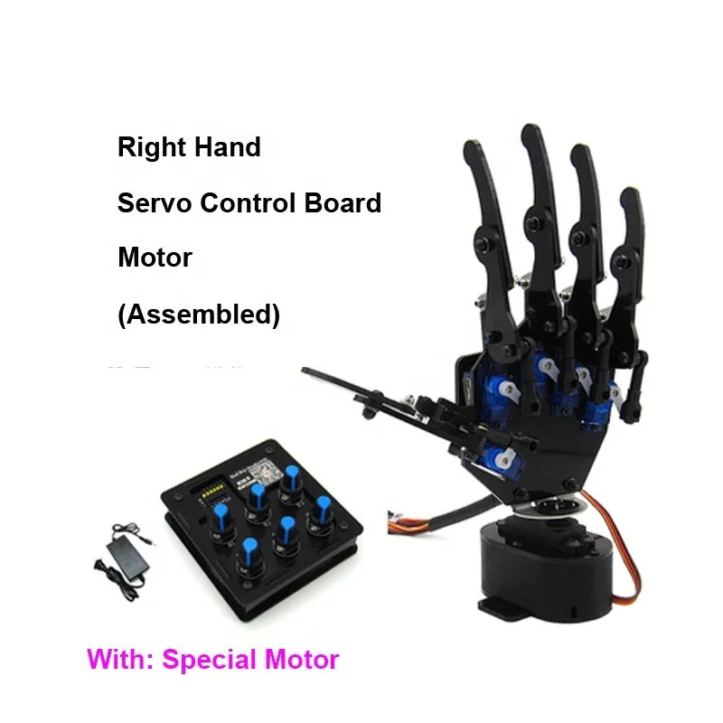 DIY 6 градусов свободы механическая рука Роботизированная бионическая рука-левая рука