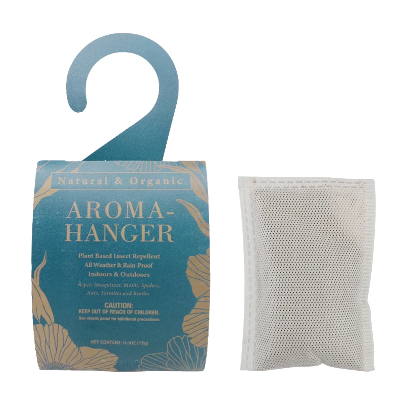 Air Freshener  Deodorizer Scented Sachets Bags for Drawer and Closet with Hanger