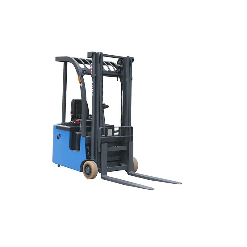 Three fulcrum Electric Forklift Cheap 0.8ton 1ton 1.2ton Fork Lift Small Forklift Electric Lifting Has Battery