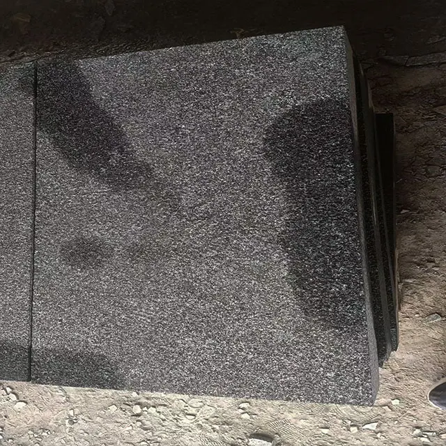 Популярный черный гранит Paver новый куб камень для продажи