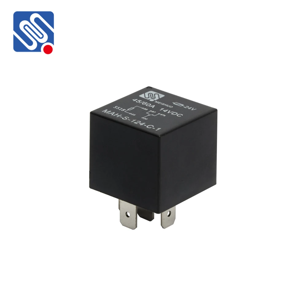 MEISHUO MAH-S-124-C-1  changeover type car automobile relay  JD1914  24 v 30a 60A 4pin 5pin JD1912